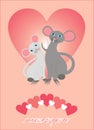 Valentine mice