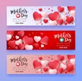 Mothers day sale background layout Royalty Free Stock Photo