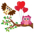 Valentine owls theme image 7