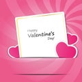 Valentine paper card