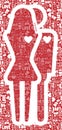 Valentine pattern background