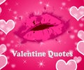 Valentine Quotes Shows Romantic Valentines Day Quotations
