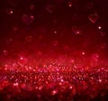 Valentine red background Royalty Free Stock Photo