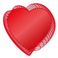 Valentine Red love heats