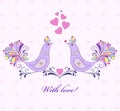 Valentine`s card Royalty Free Stock Photo