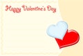 Valentine's card Royalty Free Stock Photo