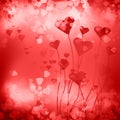 Valentine's day abstract background