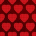 Valentine's day abstract seamless background