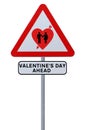 Valentine's Day Ahead Royalty Free Stock Photo