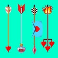 Valentine`s day arrows