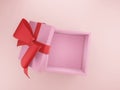 Valentine's Day background with 3d hearts on red, Happy Valentine's Day, love creative concept. 3D render.