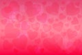 Valentine`s day background with hearts