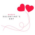 Valentine`s day background with love