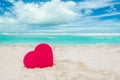 Valentine`s day background on the Miami beach