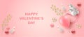 Valentine`s day banner