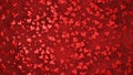 Valentine`s Day. Bright abstract background. Many red hearts Royalty Free Stock Photo