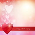 Valentine's Day bright poster