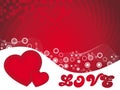 Valentine's day card - vector illustration