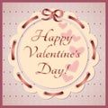 Valentine`s day card