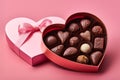 Valentineâs Day Chocolate Assortment in Heart-Shaped Box