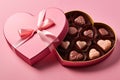 Valentineâs Day Chocolate Assortment in Heart-Shaped Box