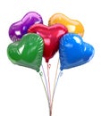 Valentine`s Day colorful ballons Royalty Free Stock Photo