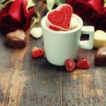 Valentine's day composition Royalty Free Stock Photo