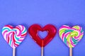 Valentine`s Day. The concept of love, sweet heart candy Royalty Free Stock Photo