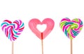 Valentine`s Day. The concept of love, sweet heart candy Royalty Free Stock Photo