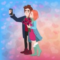 Valentine's Day Couple Selfi