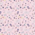 Valentine's day cute seamless pattern