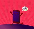 Valentine's Day Cute Smartphone Cartoon Character