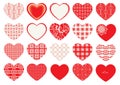 Valentine`s Day, decorative hearts