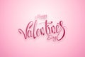 Valentine`s day design, pink background. Sale poster blank love sale flyer