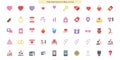 Valentine\'s Day Element Icon Design Set