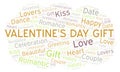 Valentine's Day Gift word cloud