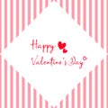 Valentine\'s day greeting card.