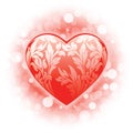 Valentine's day Heart background Royalty Free Stock Photo