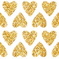 Valentine's Day Heart Glitter Pattern