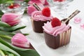 Valentine's Day Heart Shaped Chocolate Cups