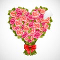 Valentine`s day illustration Royalty Free Stock Photo
