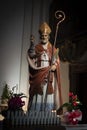 Valentine`s day image. Statue of the saint in the basilica of the Italian city of Terni