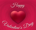 Valentine`s day love beautiful heart. Greeting card.