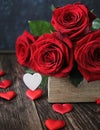 Valentine\'s Day, love, roses, heart, romantic day for lovers.