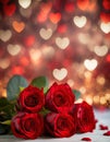 Valentine\'s Day, love, roses, heart, romantic day for lovers.
