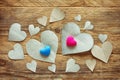 Valentine`s day, paper heart Royalty Free Stock Photo