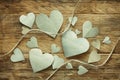 Valentine`s day, paper heart Royalty Free Stock Photo