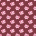 Valentine s Day Pattern Heart Envelopes Royalty Free Stock Photo