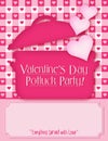 Valentine`s Day Potluck Invitation Royalty Free Stock Photo