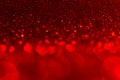 Red lights defocused background. Red bokeh concept. Valentine`s day Royalty Free Stock Photo